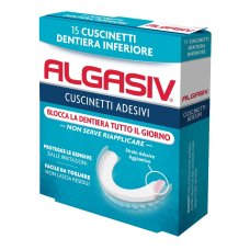 Algasiv Adesivi Protettivi Protesi Dentaria Inferiore 15 Pezzi