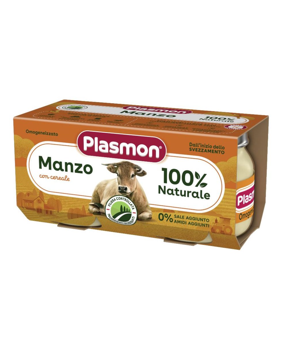 Plasmon Omog Manzo 80gx2pz