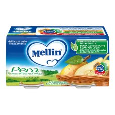 Mellin Omog Pera 2x100g