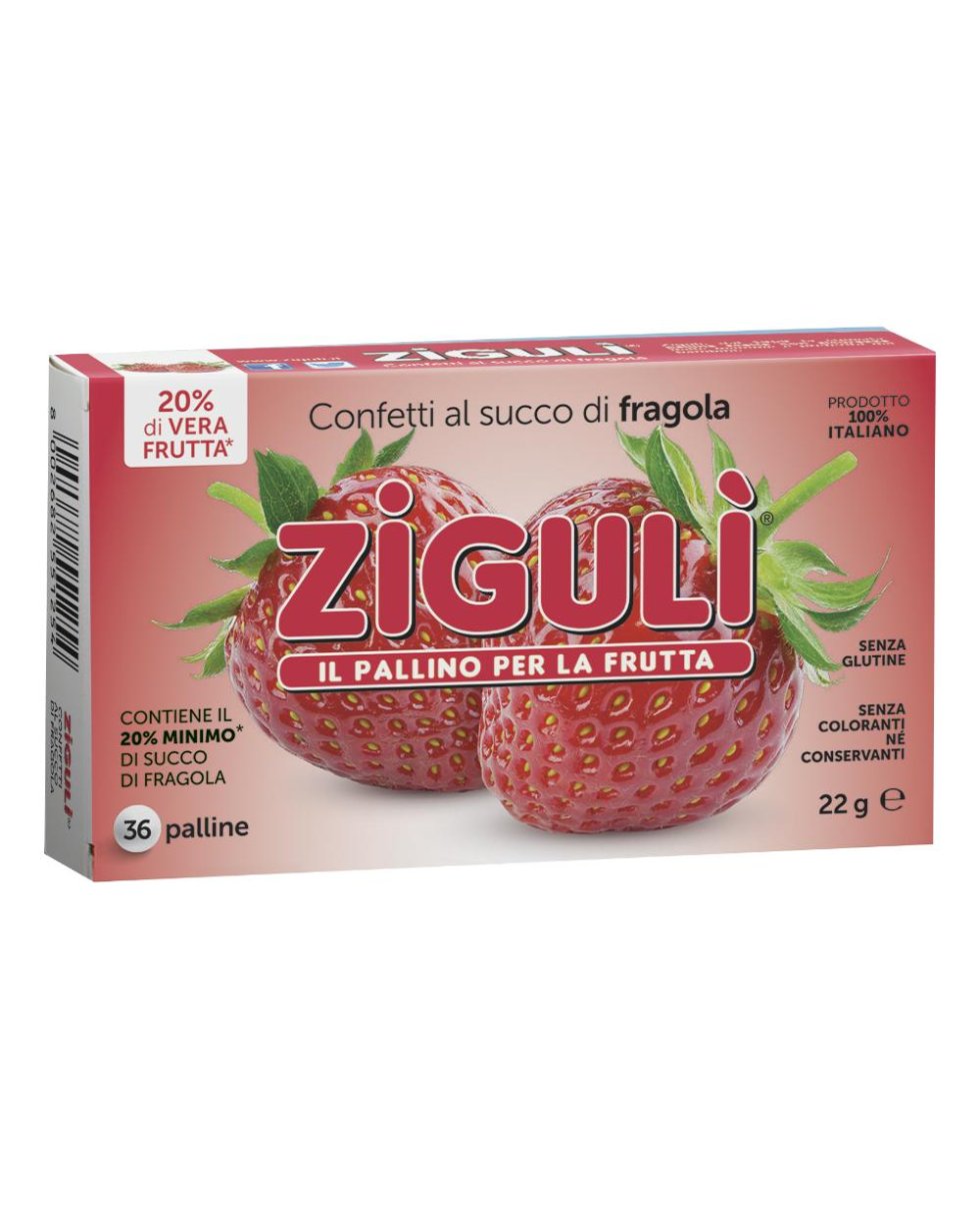 Ziguli Fragola 36palline 22g