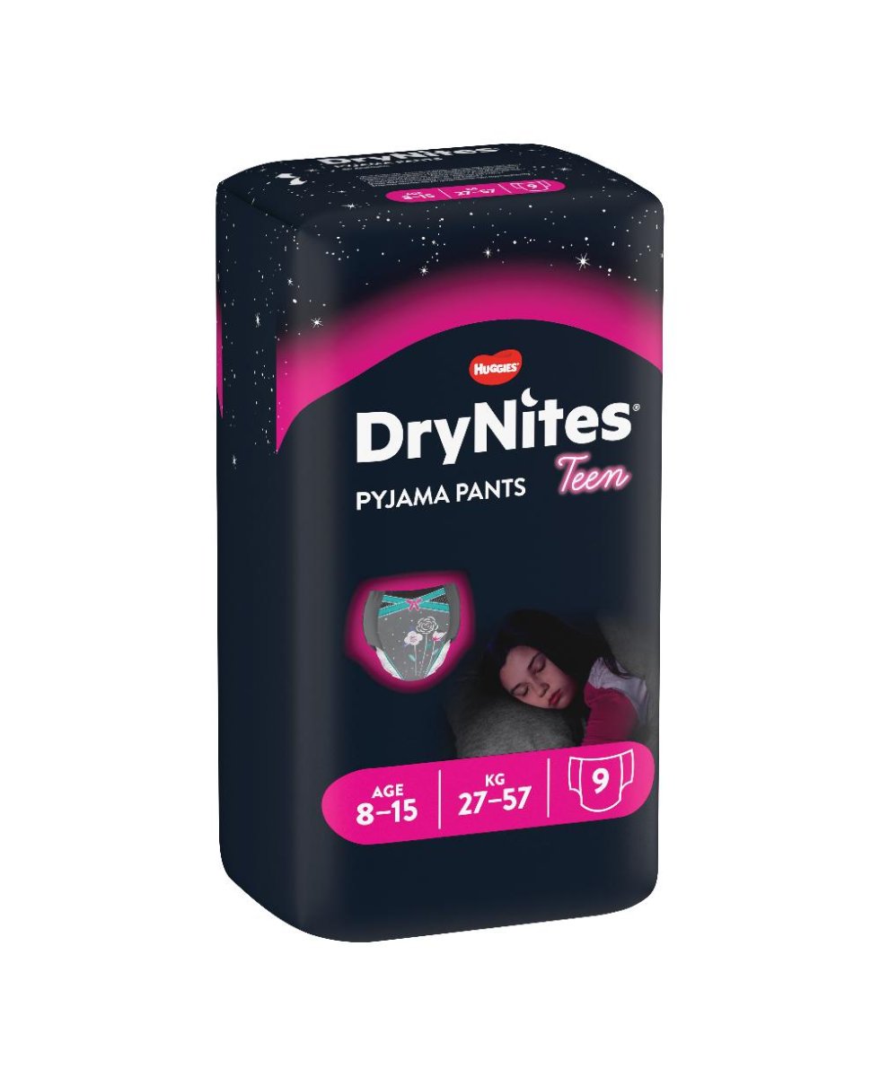 HUGGIES DRYNITES GIR 27/57KG 9PZ