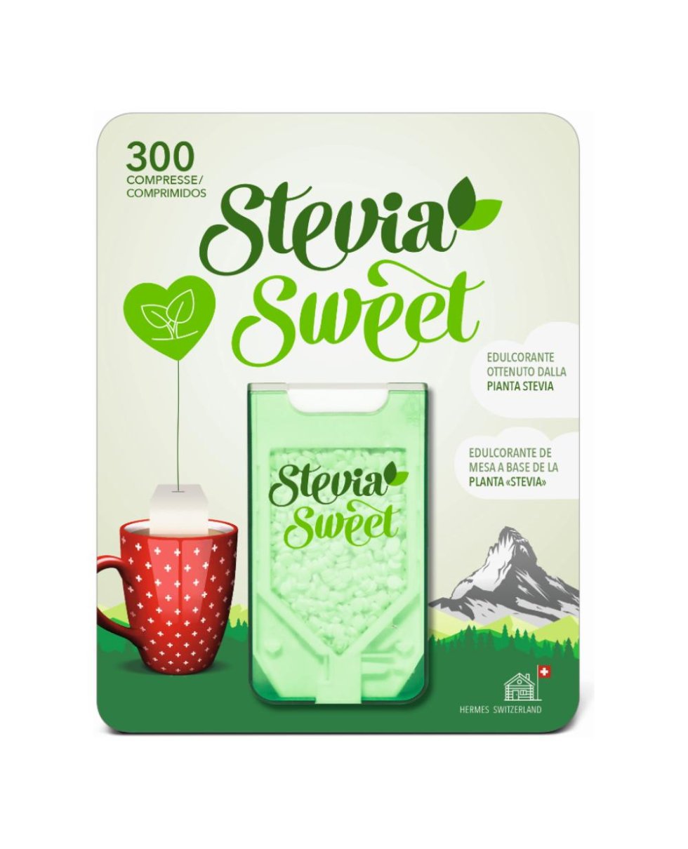 HERMESETAS STEVIA 300CPR