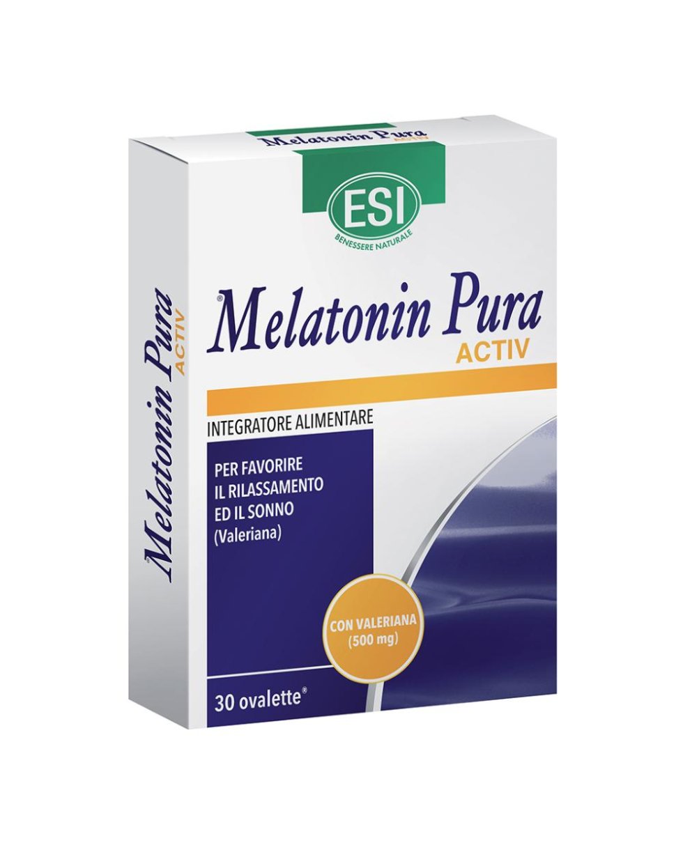 MELATONIN PURA ACTIV 30 OVAL ESI