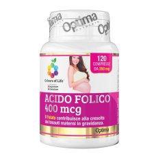 ACIDO FOLICO 400MCG 120CPR OPTIM