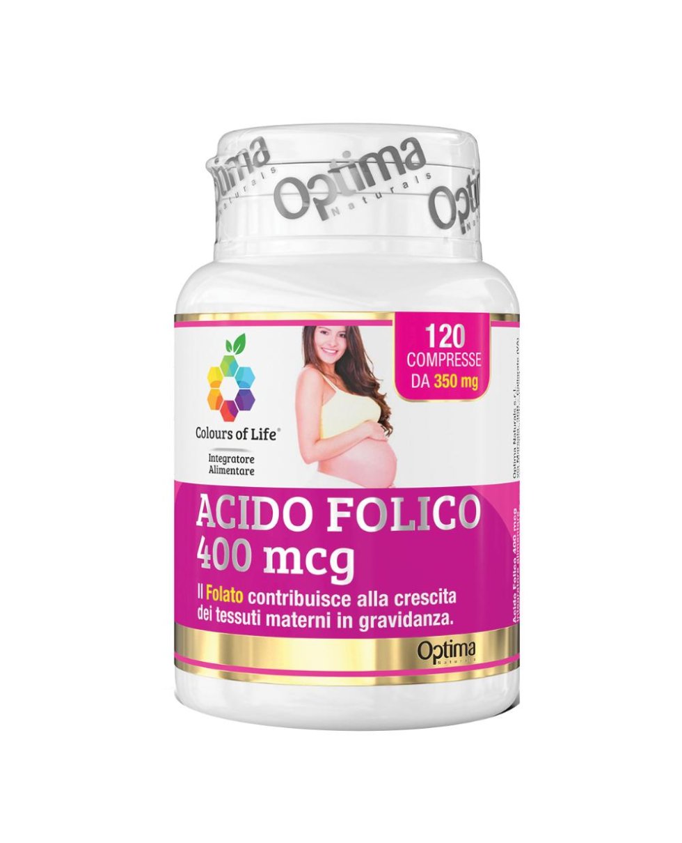 ACIDO FOLICO 400MCG 120CPR OPTIM