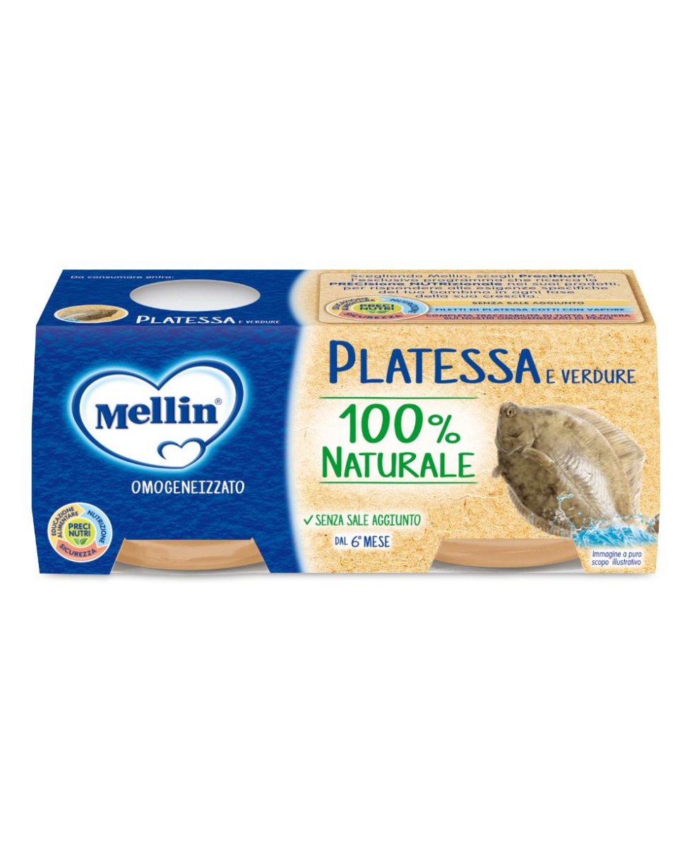 Mellin Omog Platessa 2x80g