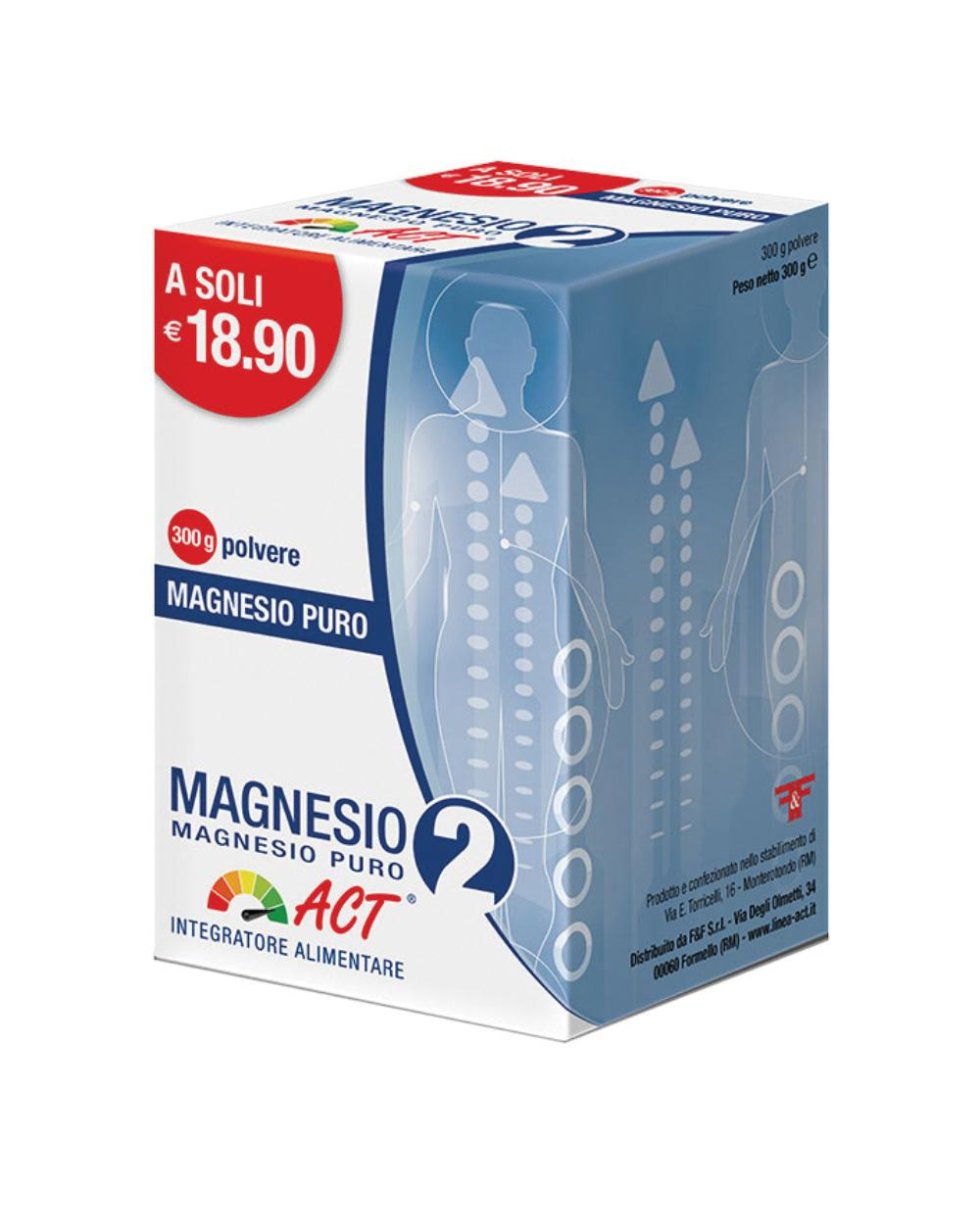 MAGNESIO 2 ACT MG PURO 300G