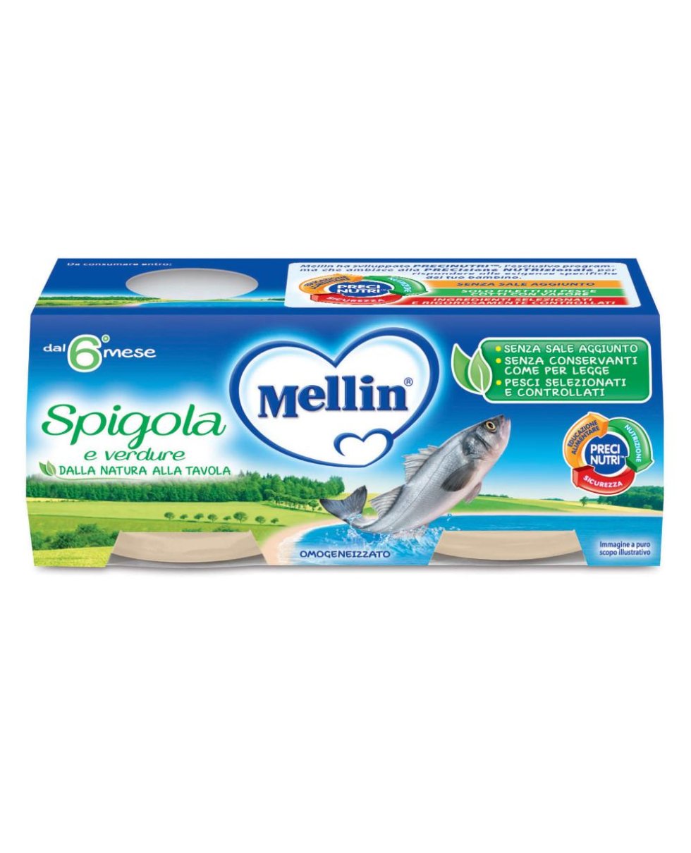 Mellin Omog Spigola 2x80g