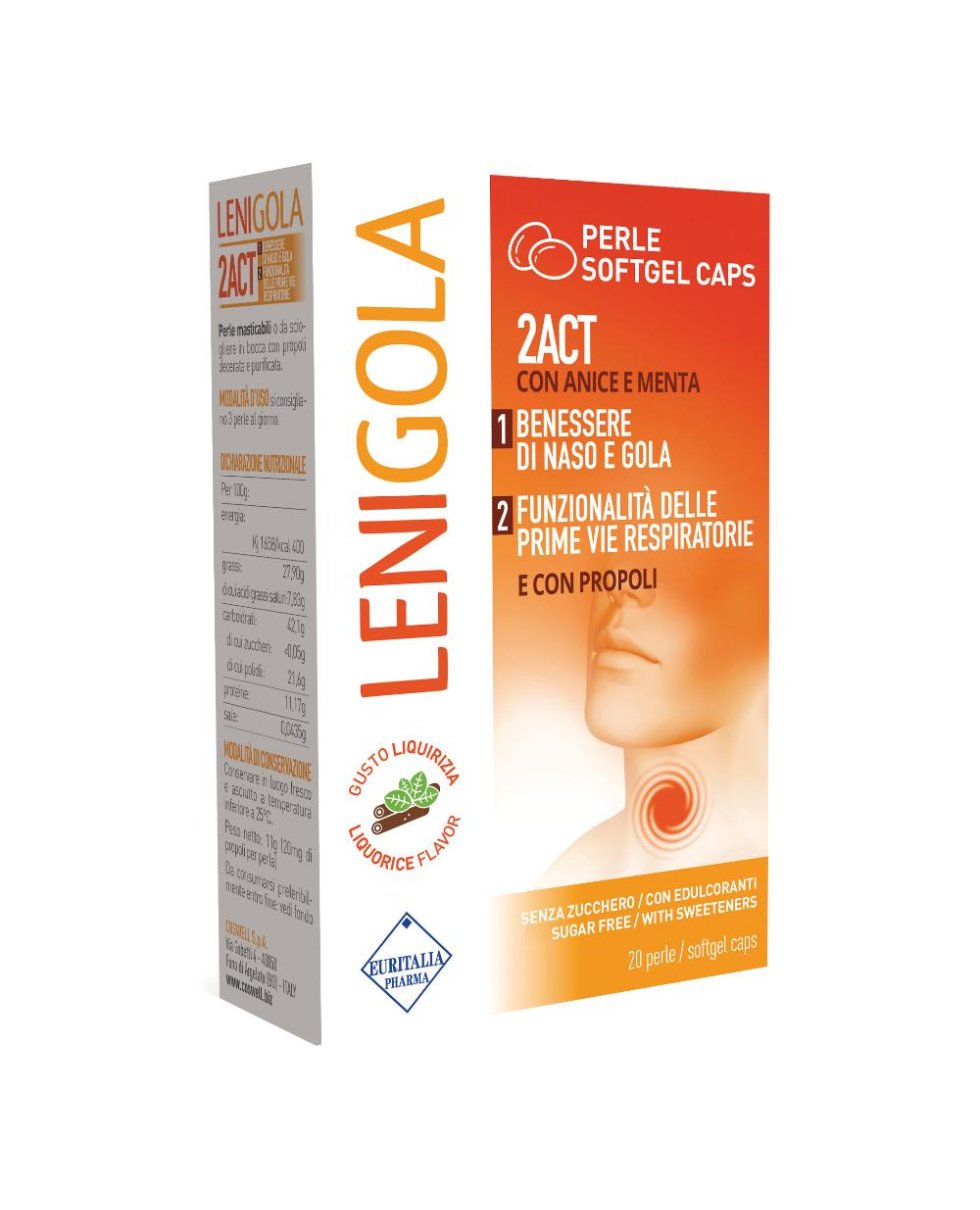 LENIGOLA BALS LIQUIRIZ 20 PERLE