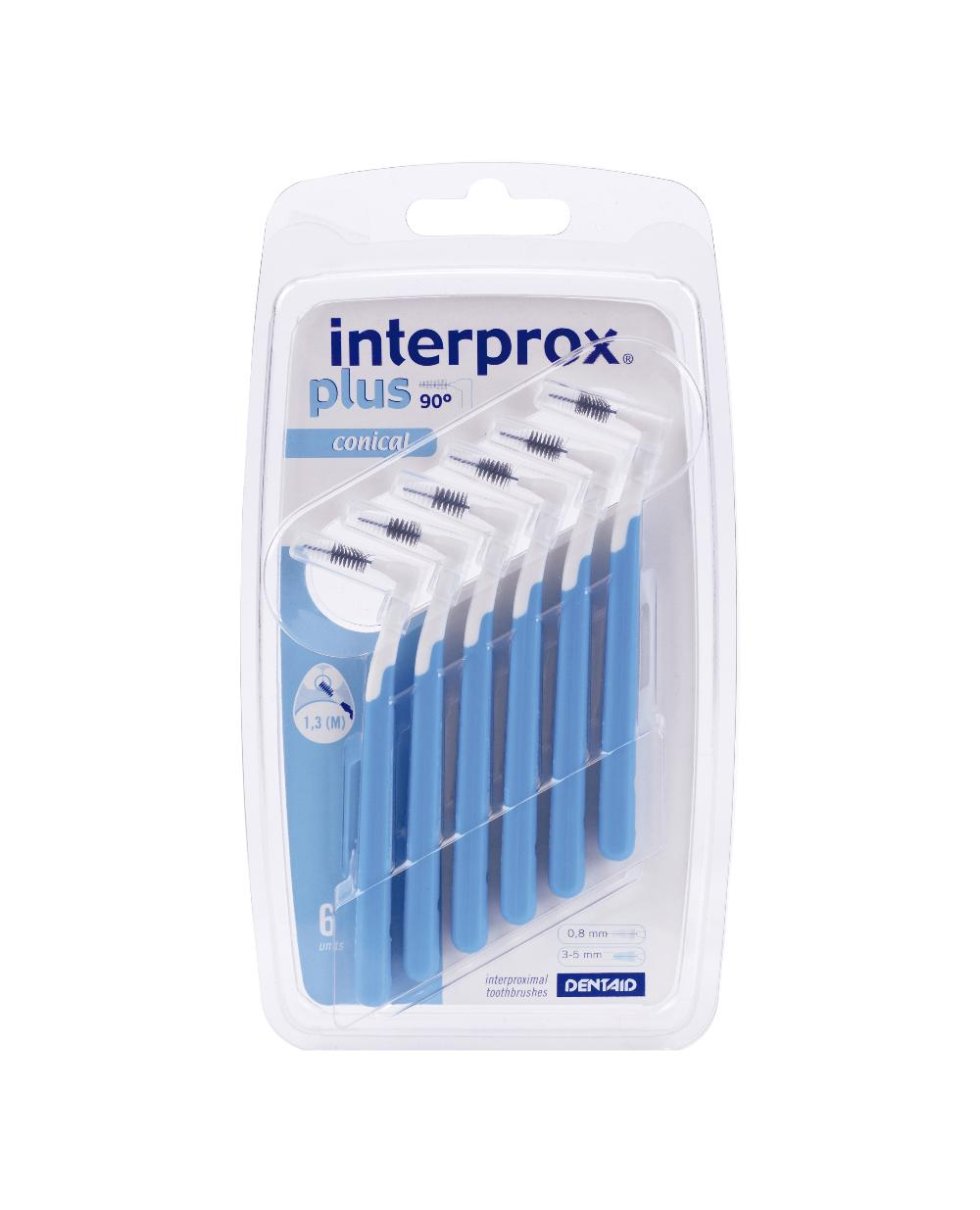 Interprox Plus Conico Blu 6pz