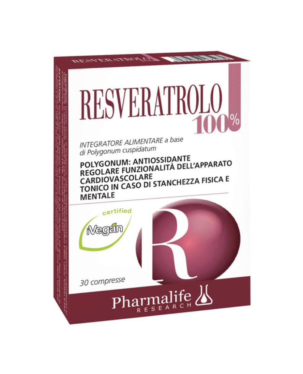 RESVERATROLO 100% 30CPR PHARMAL