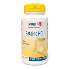 LONGLIFE BETAINE HCL 90CPR