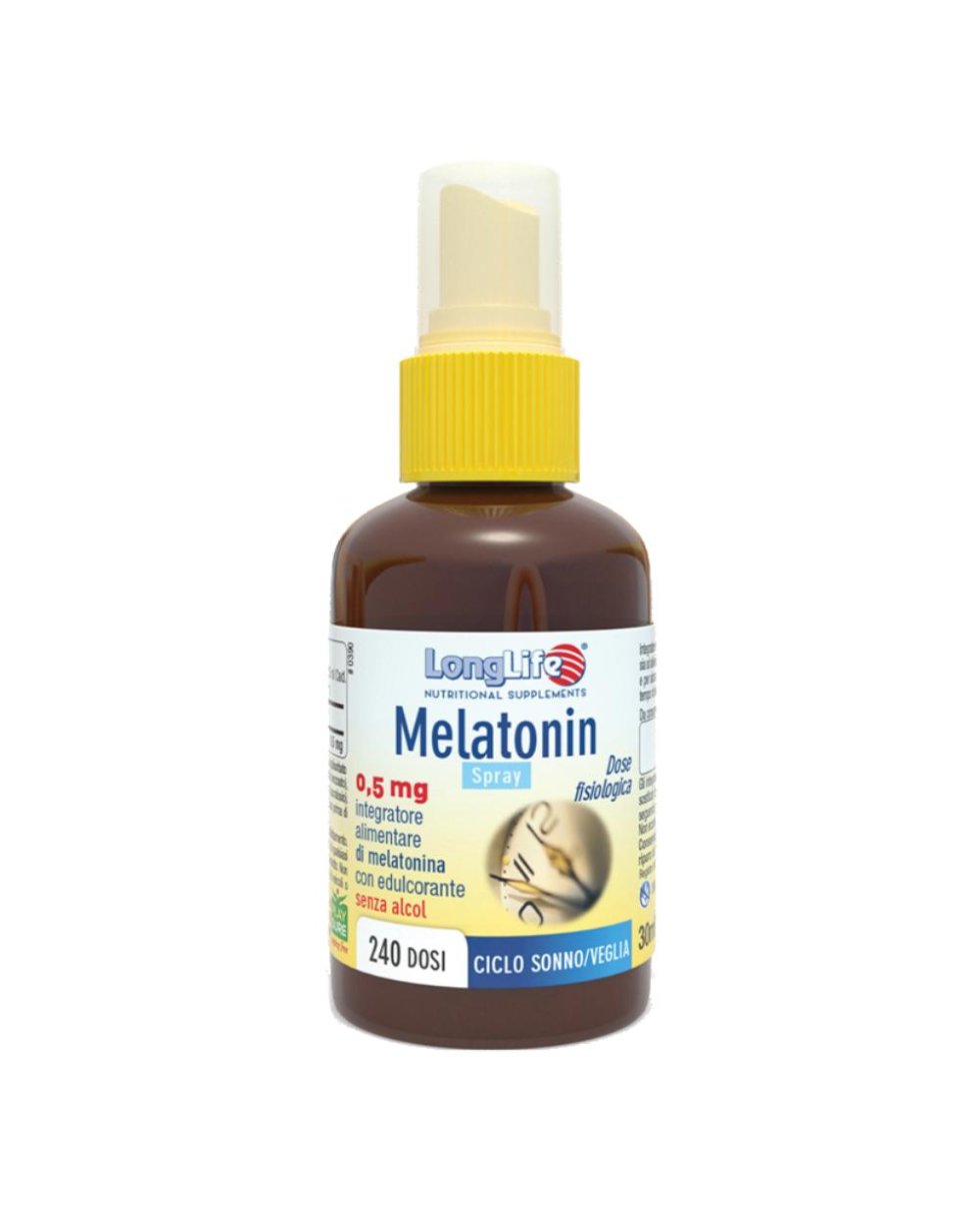 LONGLIFE MELATONIN SPRAY 0,5MG