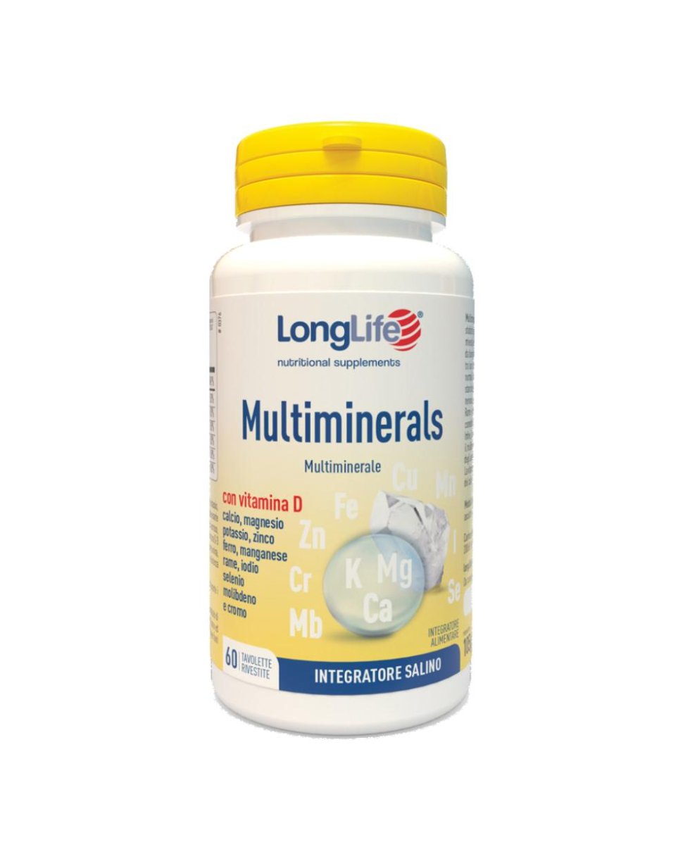 LONGLIFE MULTIMINERALS 60TAV