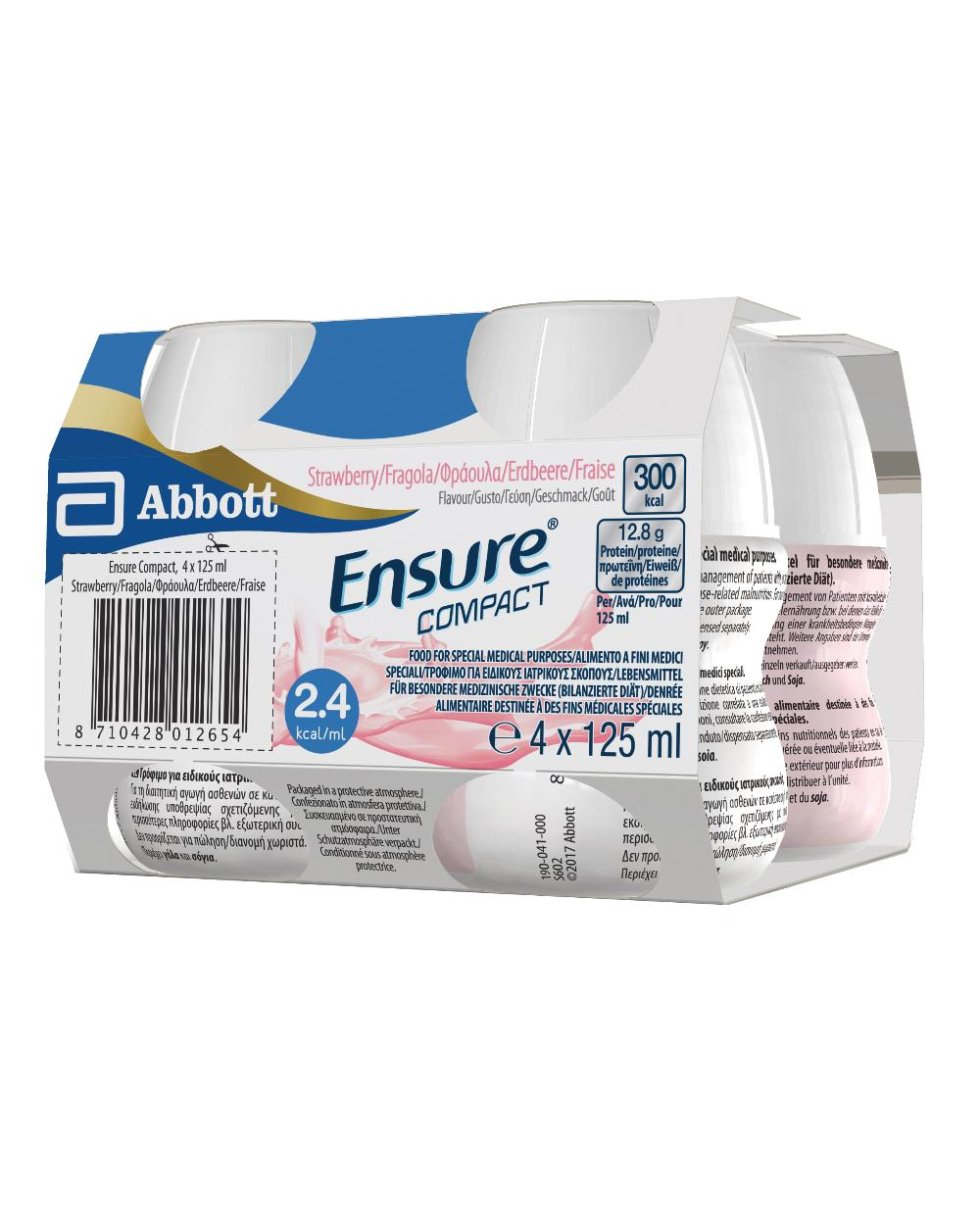 ENSURE COMPACT FRAGOLA 4X125ML