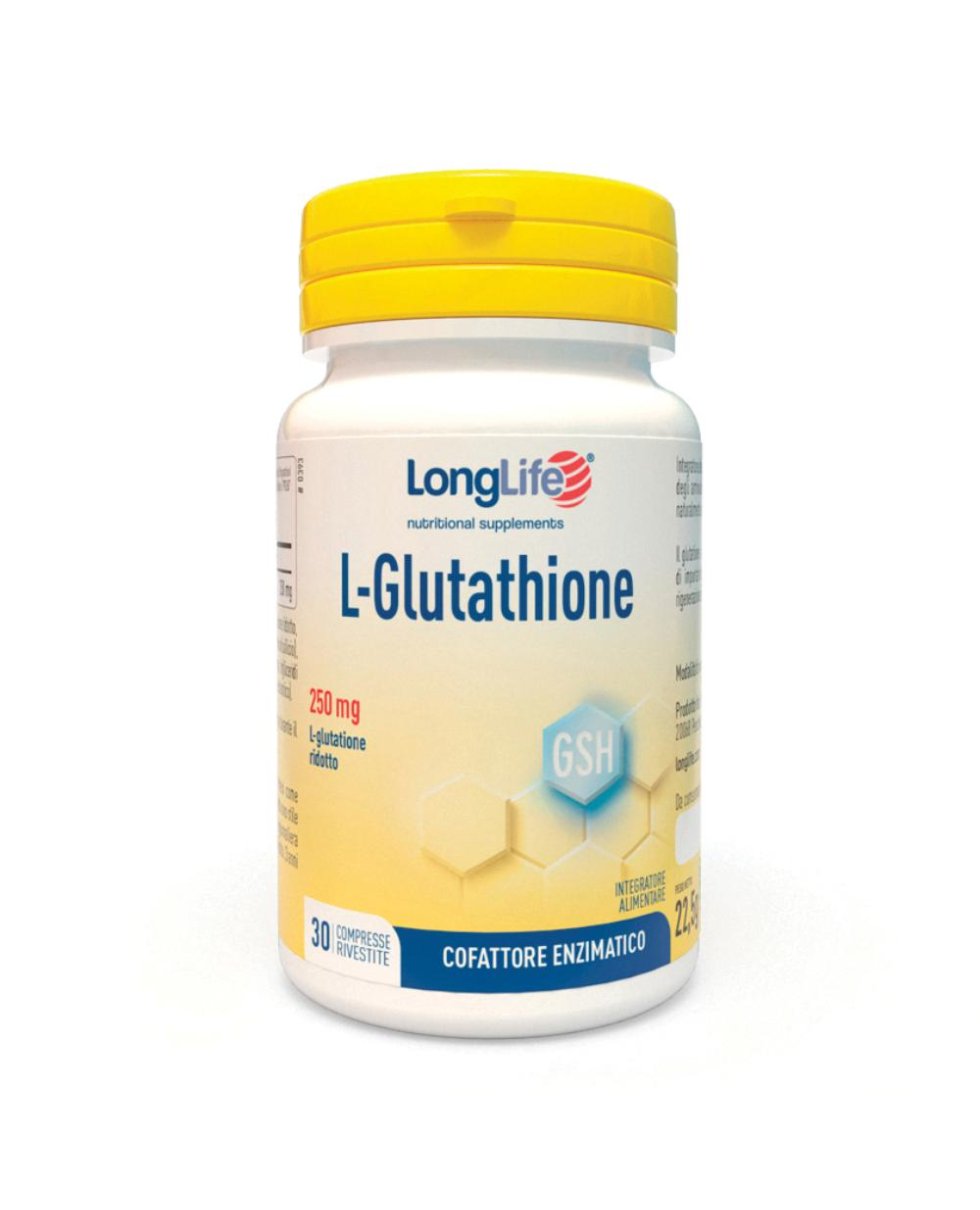 LONGLIFE L-GLUTATHIONE 30CPR