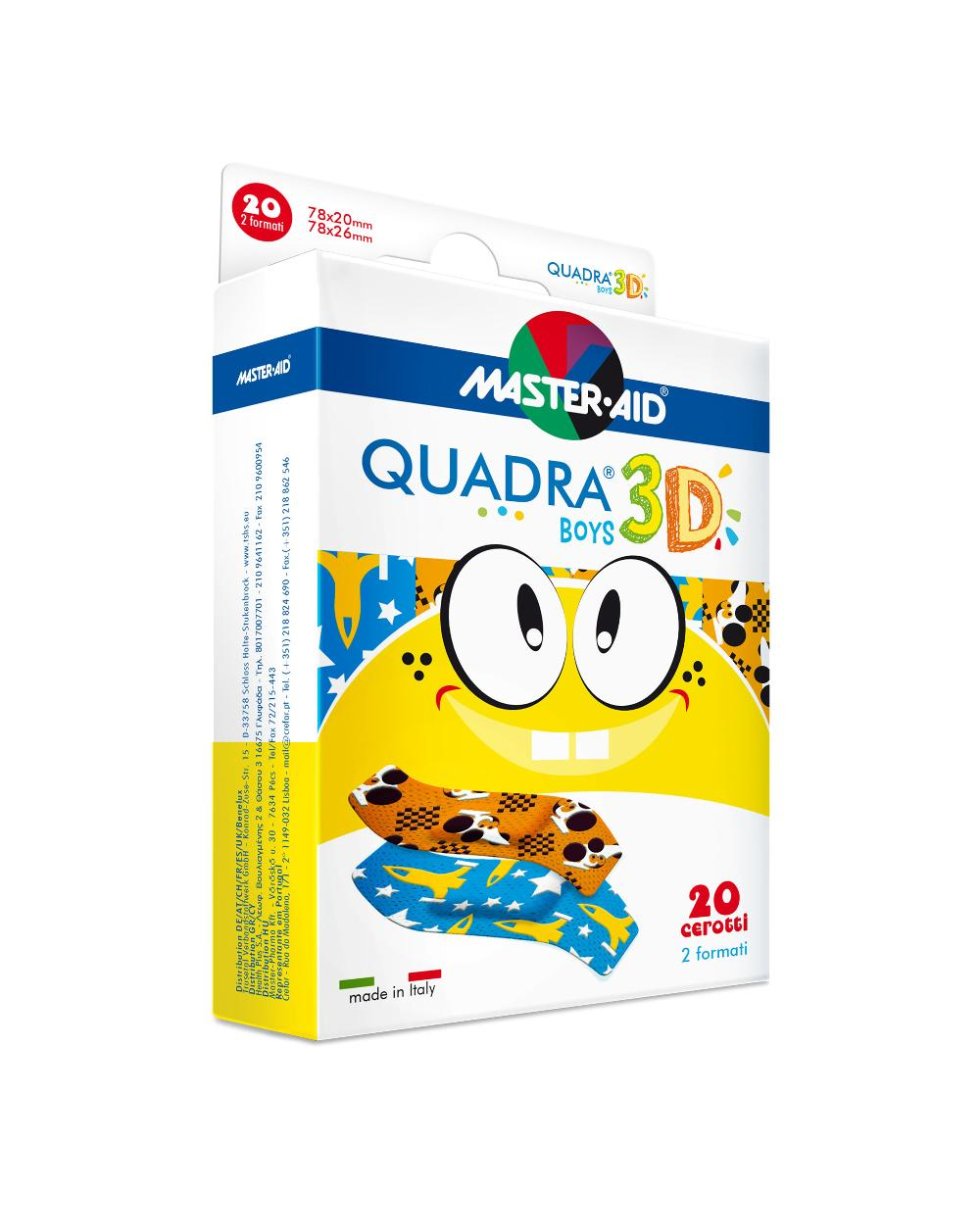 QUADRA-CER 3D BOYS 20PZ ASSORT