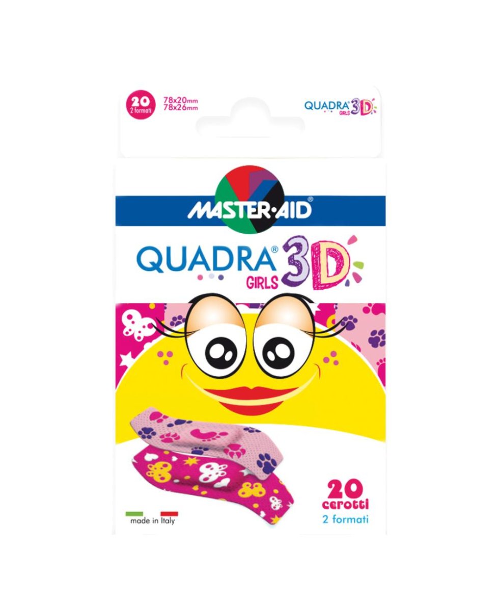 QUADRA CER 3D GIRL 20PZ ASSORT