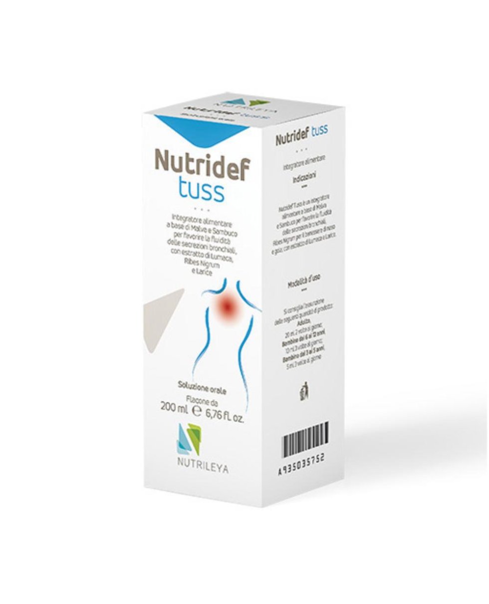 NUTRIDEF TUSS SOLUZ OR 200ML