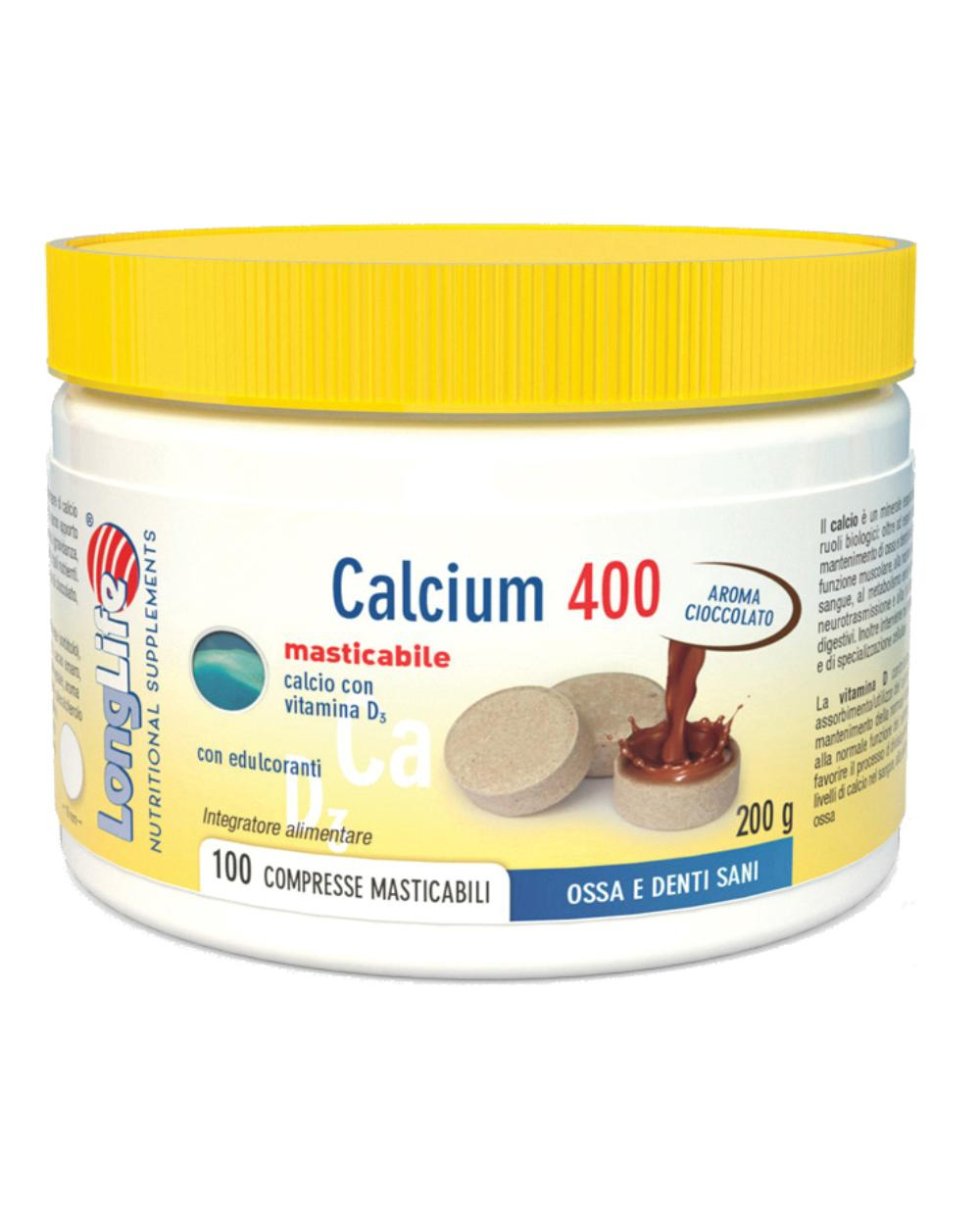 LONGLIFE CALCIUM CACAO 100CPR<