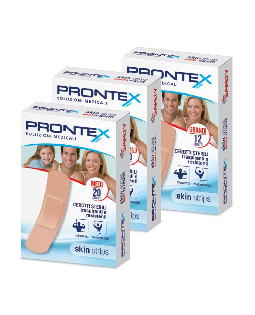 PRONTEX SKIN STRIPS MEDIO 20PZ