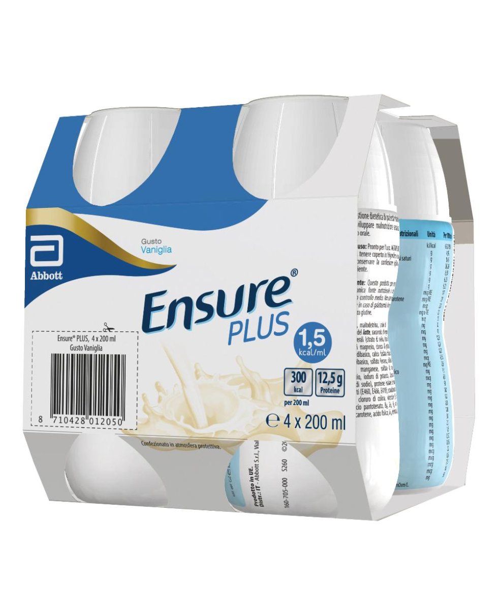 ENSURE PLUS VANILLA 4X200ML