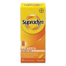 Supradyn Ricarica Integratore Vitamine E Minerali Con Coenzima 60 Compresse