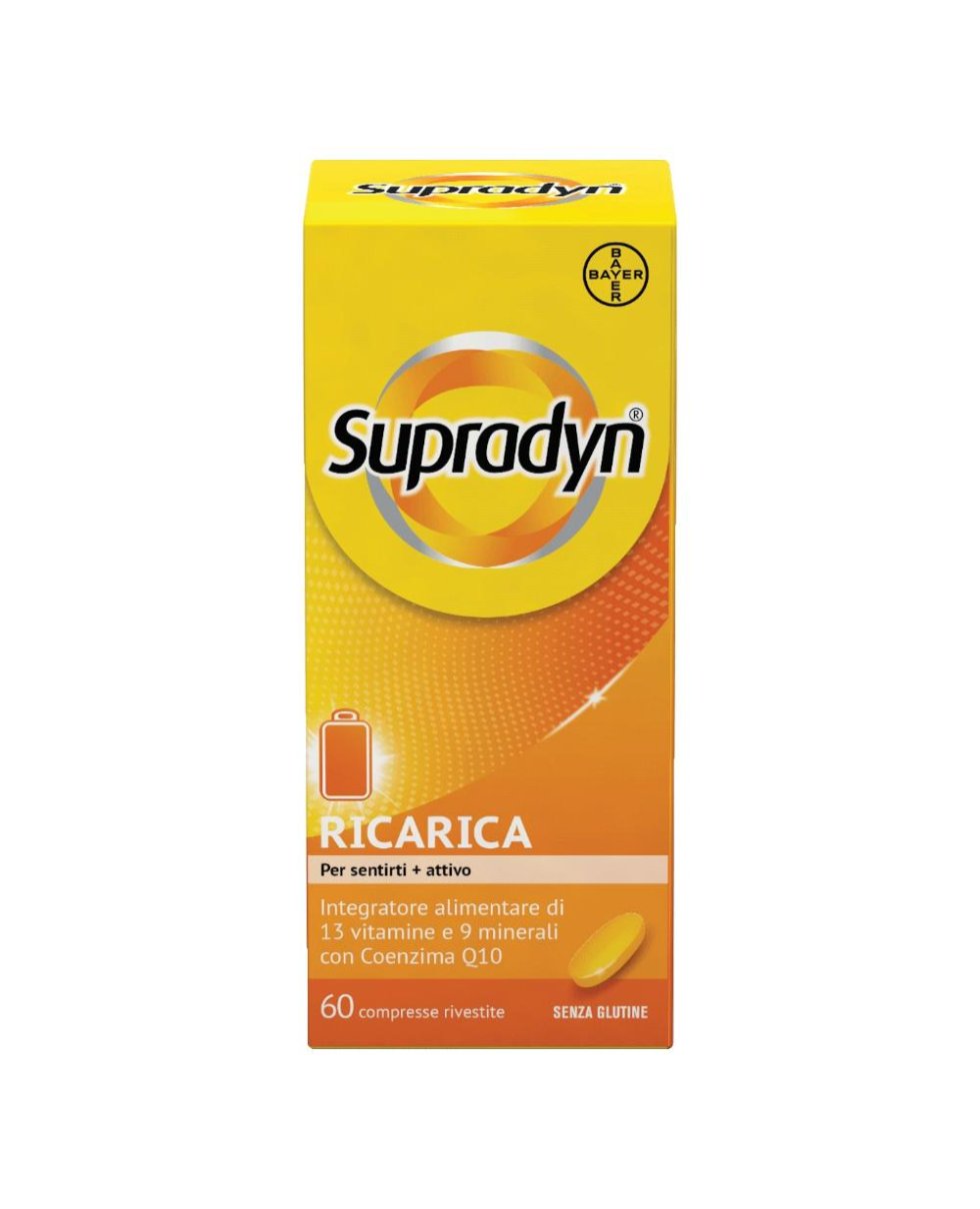 Supradyn Ricarica Integratore Vitamine E Minerali Con Coenzima 60 Compresse