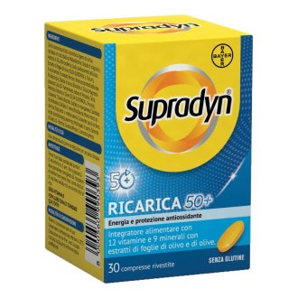 Supradyn Ricarica 50+ Integratore Vitamine E Minerali 30 Compresse