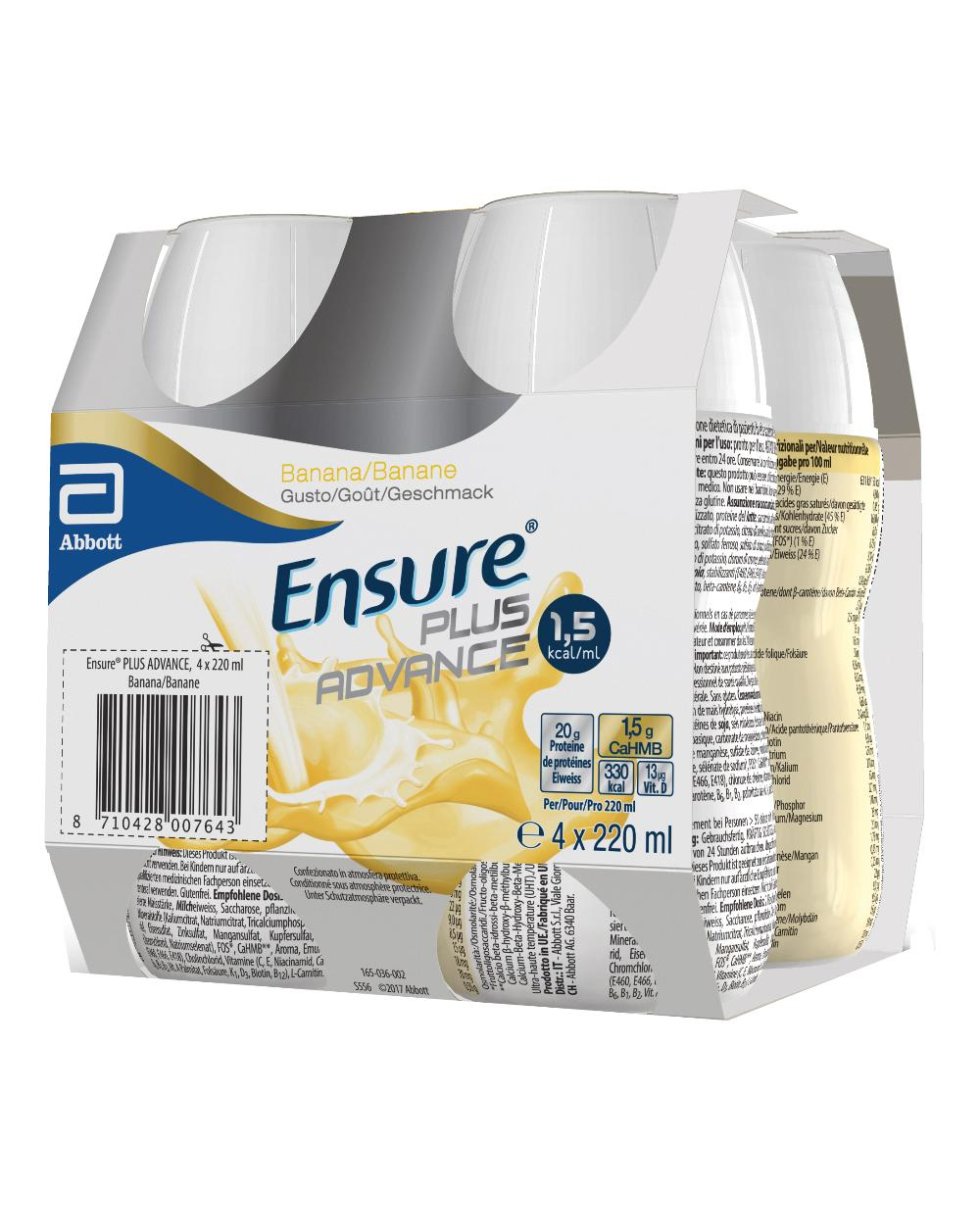 ENSURE PLUS ADVANCE BANAN 4X220