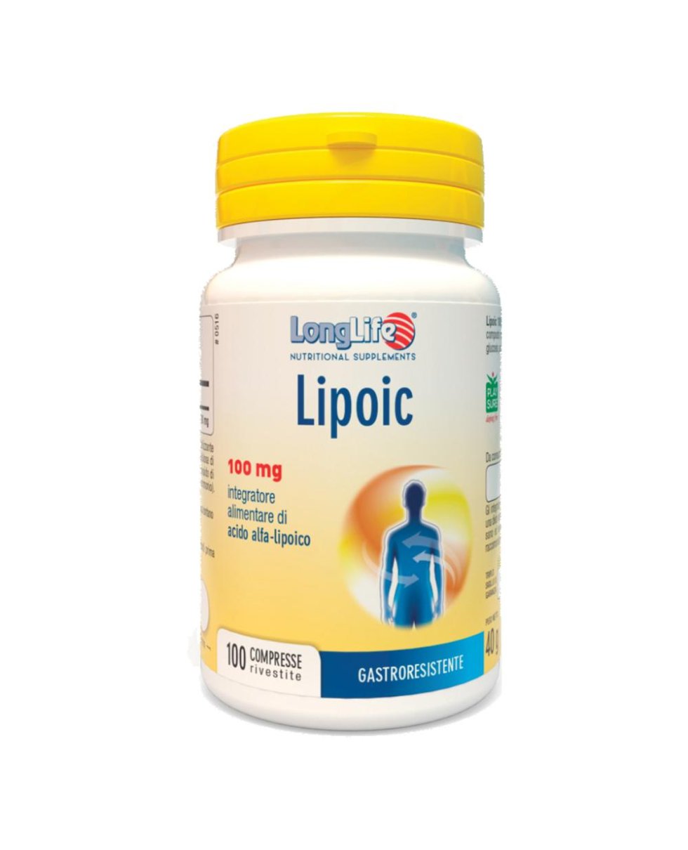 LONGLIFE LIPOIC 100MG 100CPS