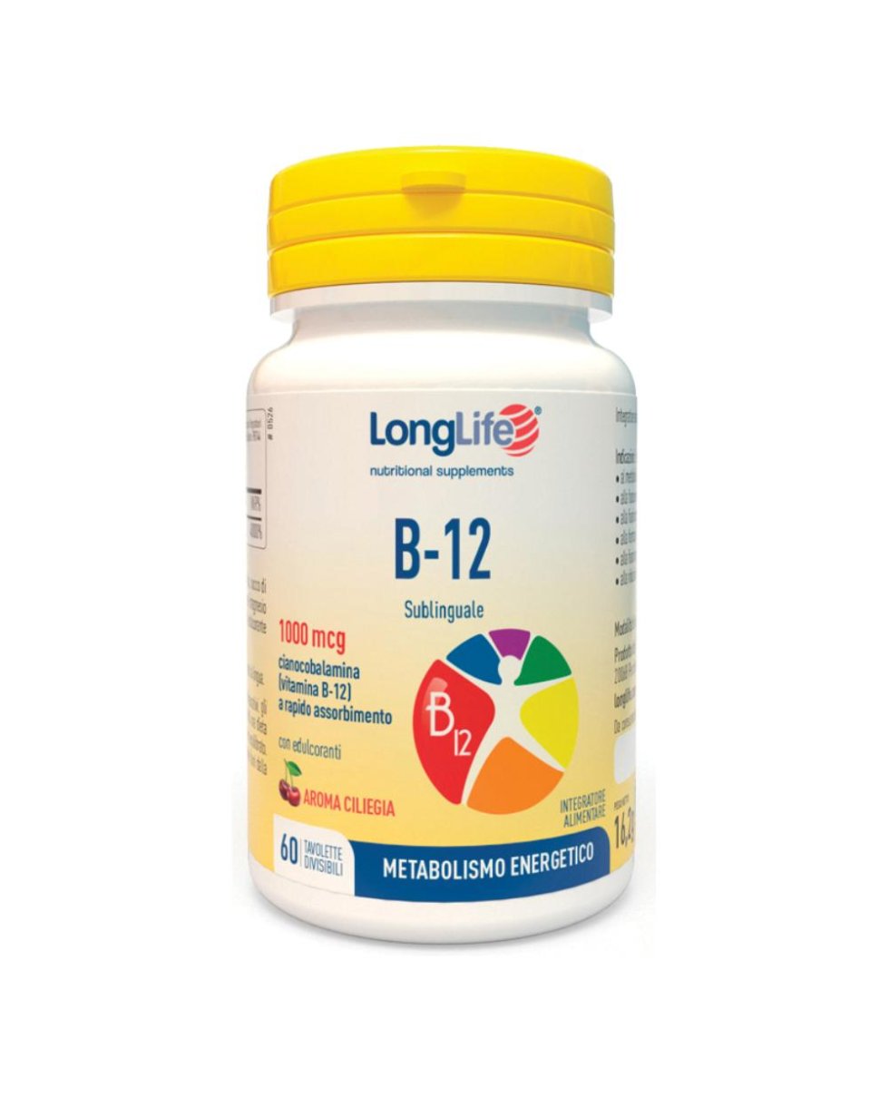 LONGLIFE B12 1000MCG 60CPR