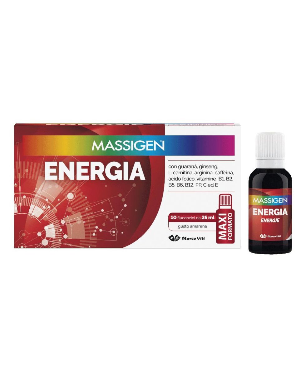 Marco Viti Massigen Energia 10 Flaconi Da 25 Ml