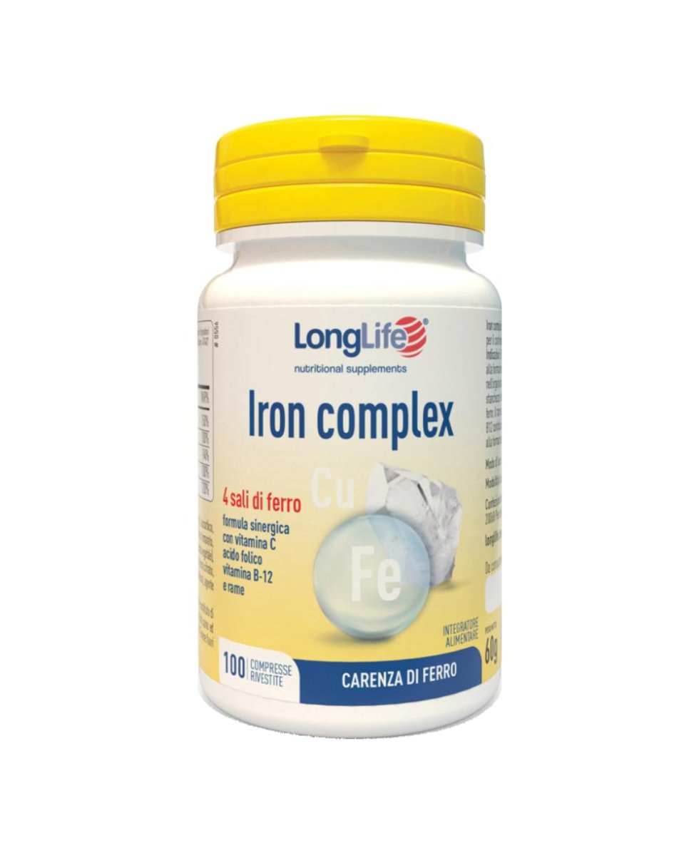 LONGLIFE IRON COMPLEX 100CPR