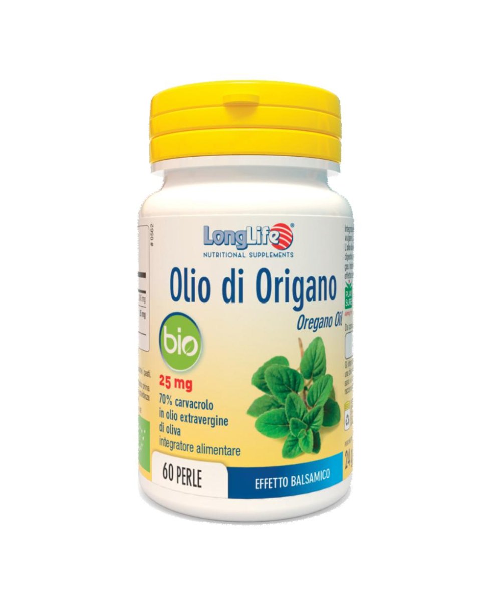 LONGLIFE OLIO ORIGANO BIO60PRL