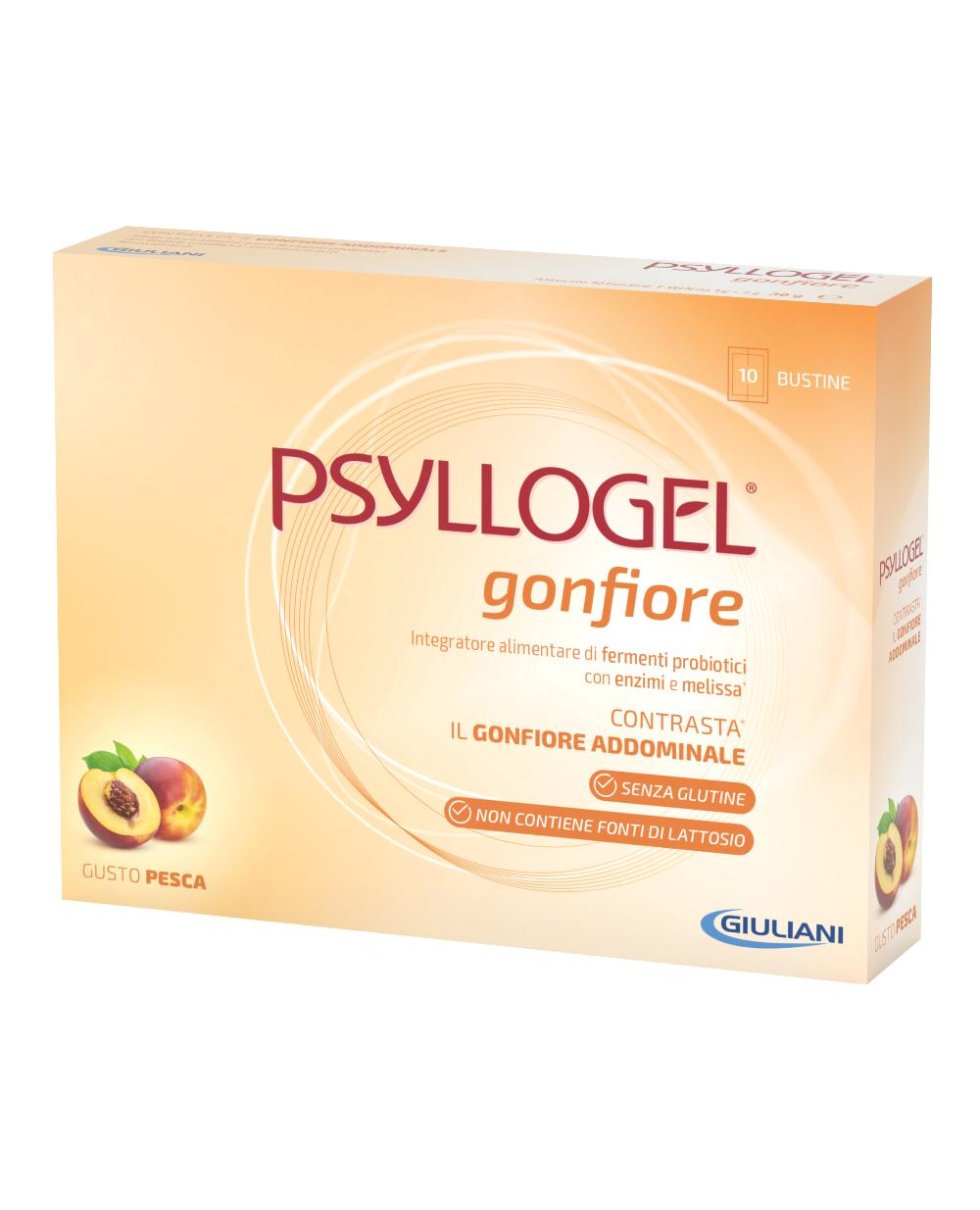 Psyllogel Gonfiore Pesca10bust