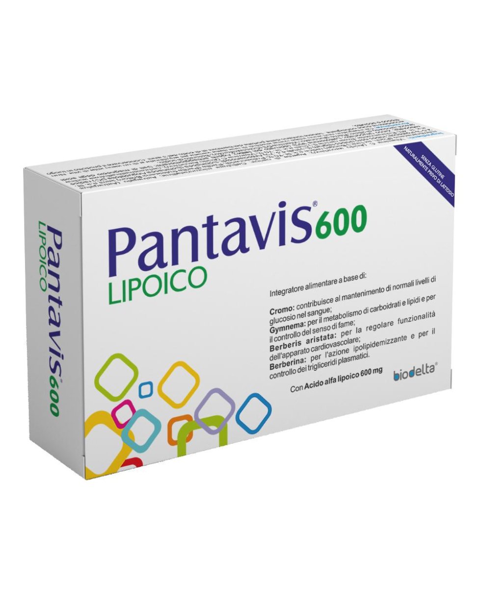 PANTAVIS 600 LIPOICO 30CPR