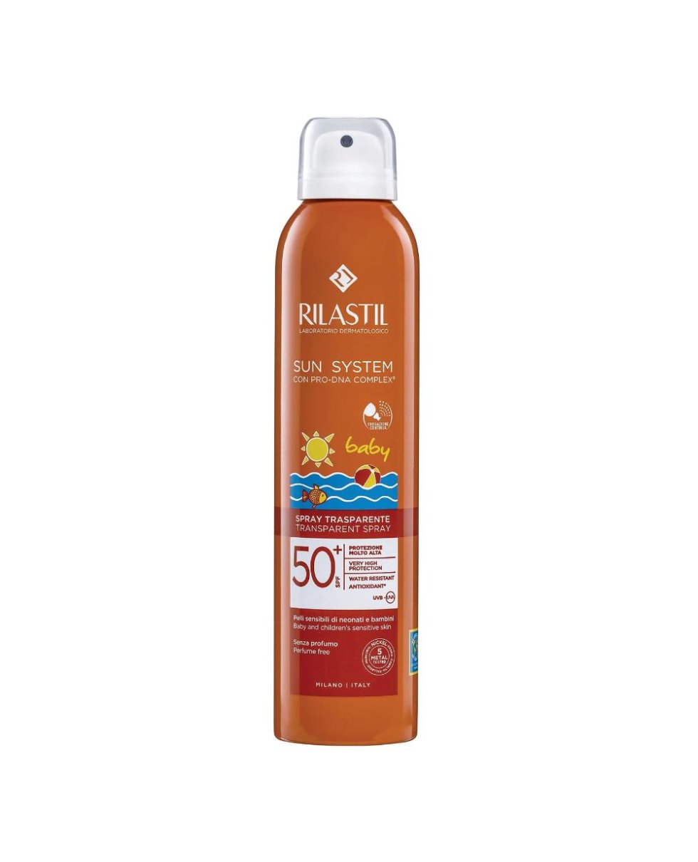 Rilastil Sun System Baby Spray Trasparente Spf50+ 200Ml