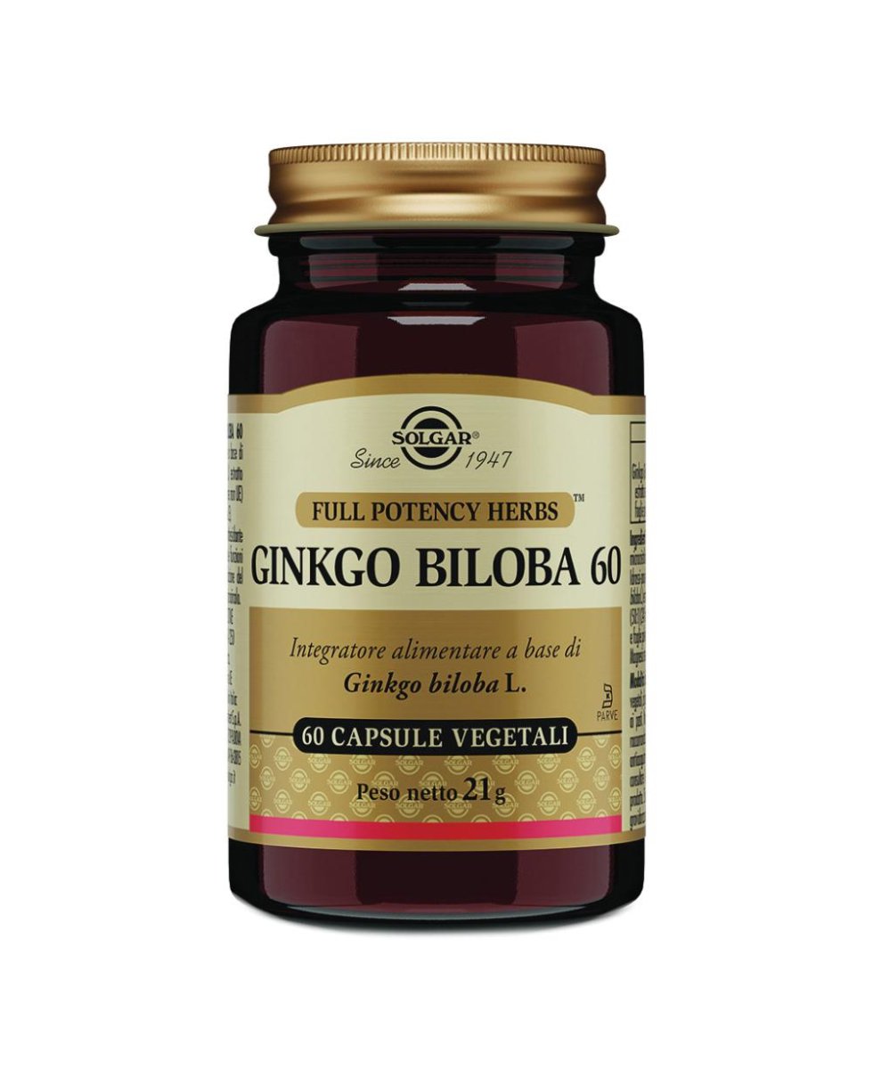 GINKGO BILOBA 60 60VEGICPS SOLG