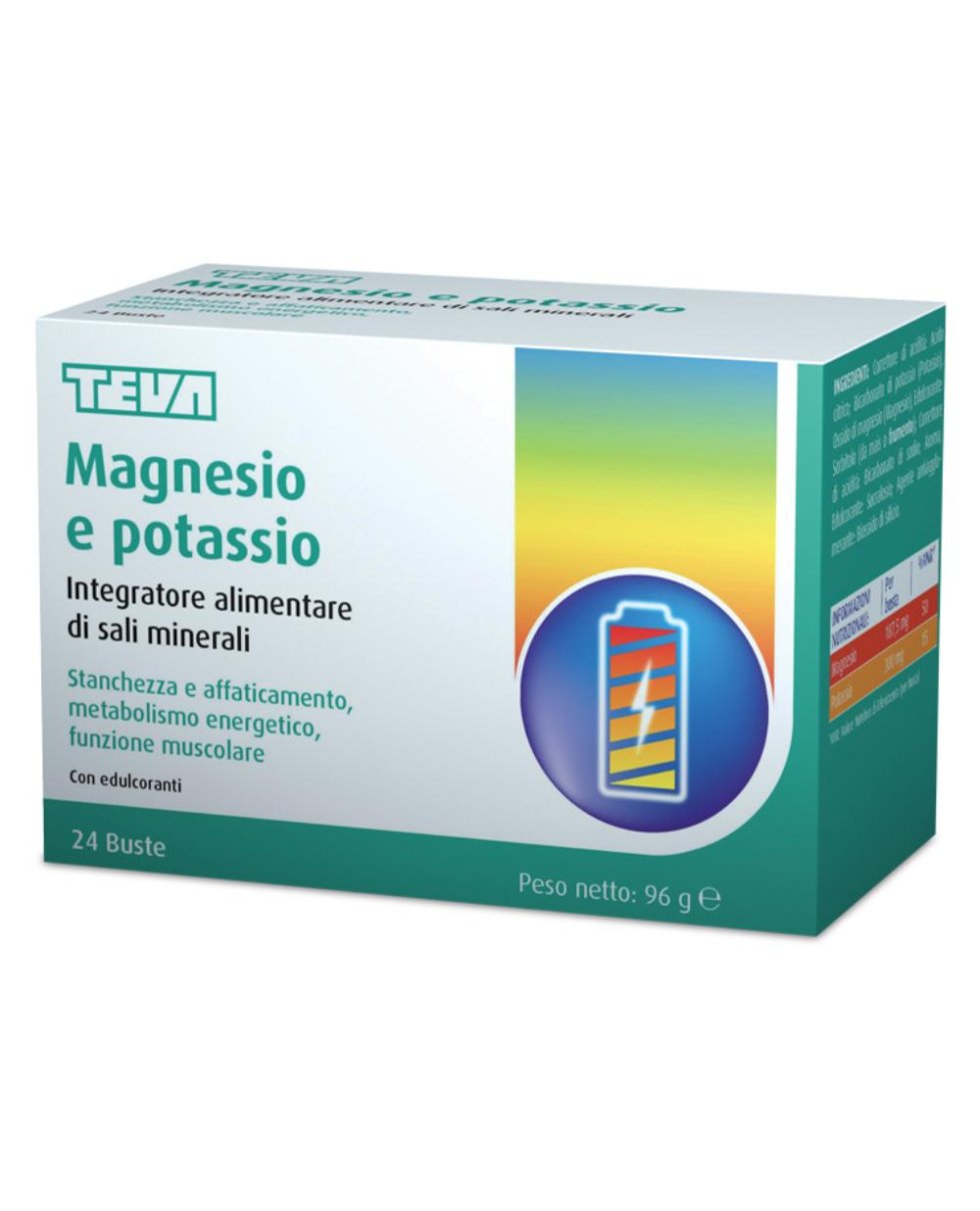 MAGNESIO POTASSIO TEVA 24BUSTE