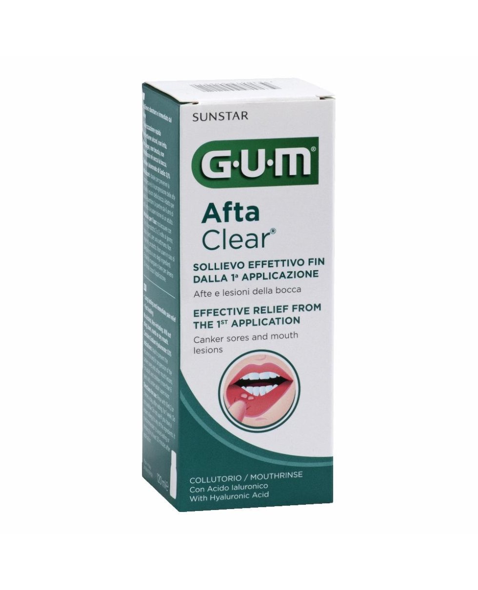 GUM AFTACLEAR RINSE 120ML