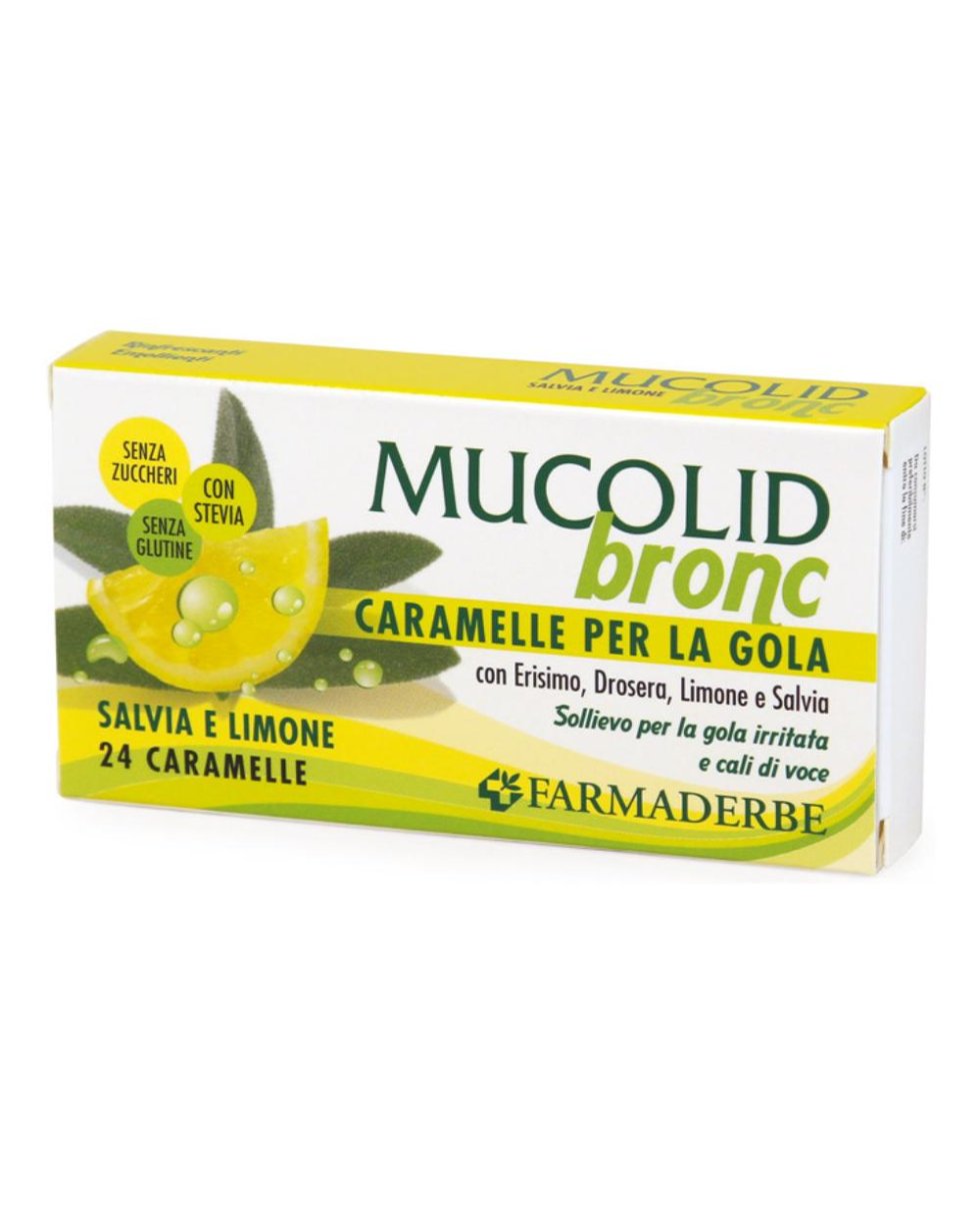 MUCOLID BRONC 24CARAMELLE SALVIA