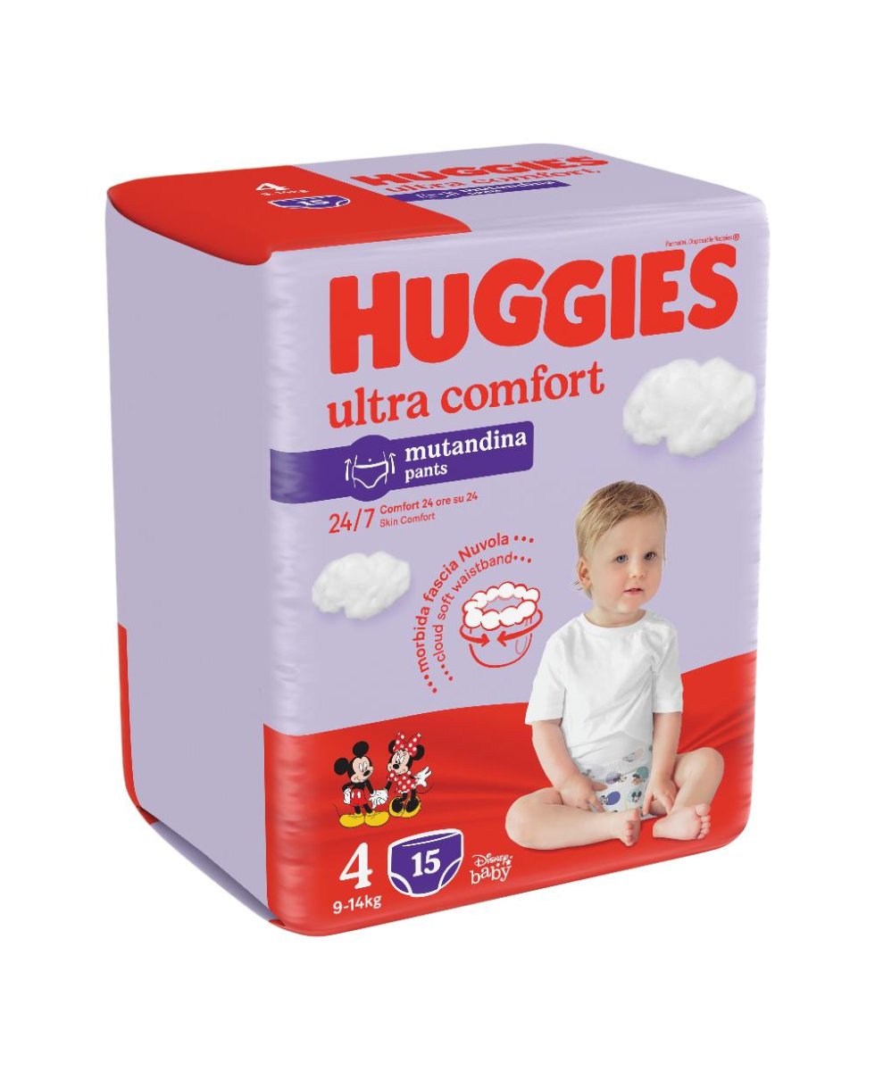 HUGGIES DIAPER PANT BASE 4 15P