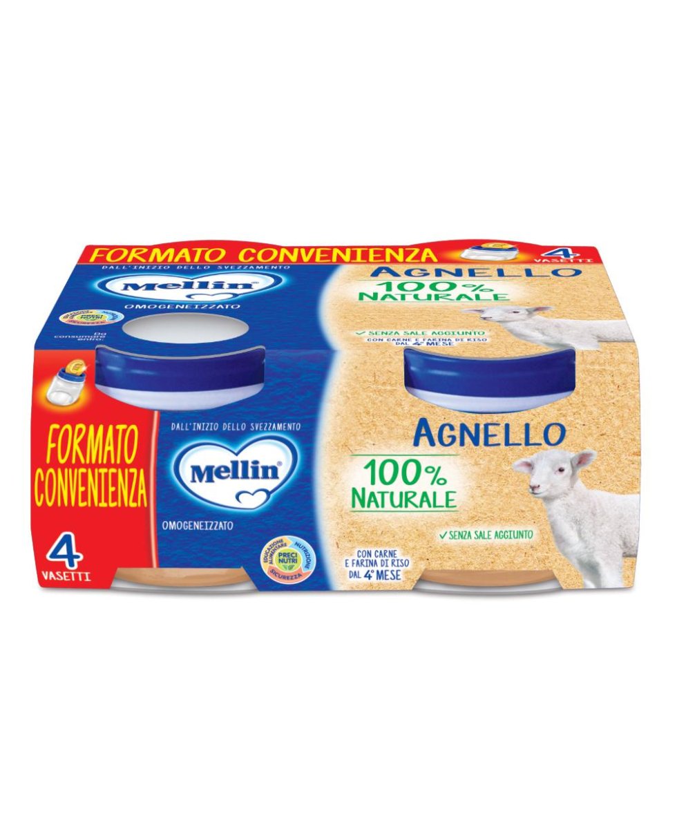 MELLIN-OMO.AGNELLO 4X80G