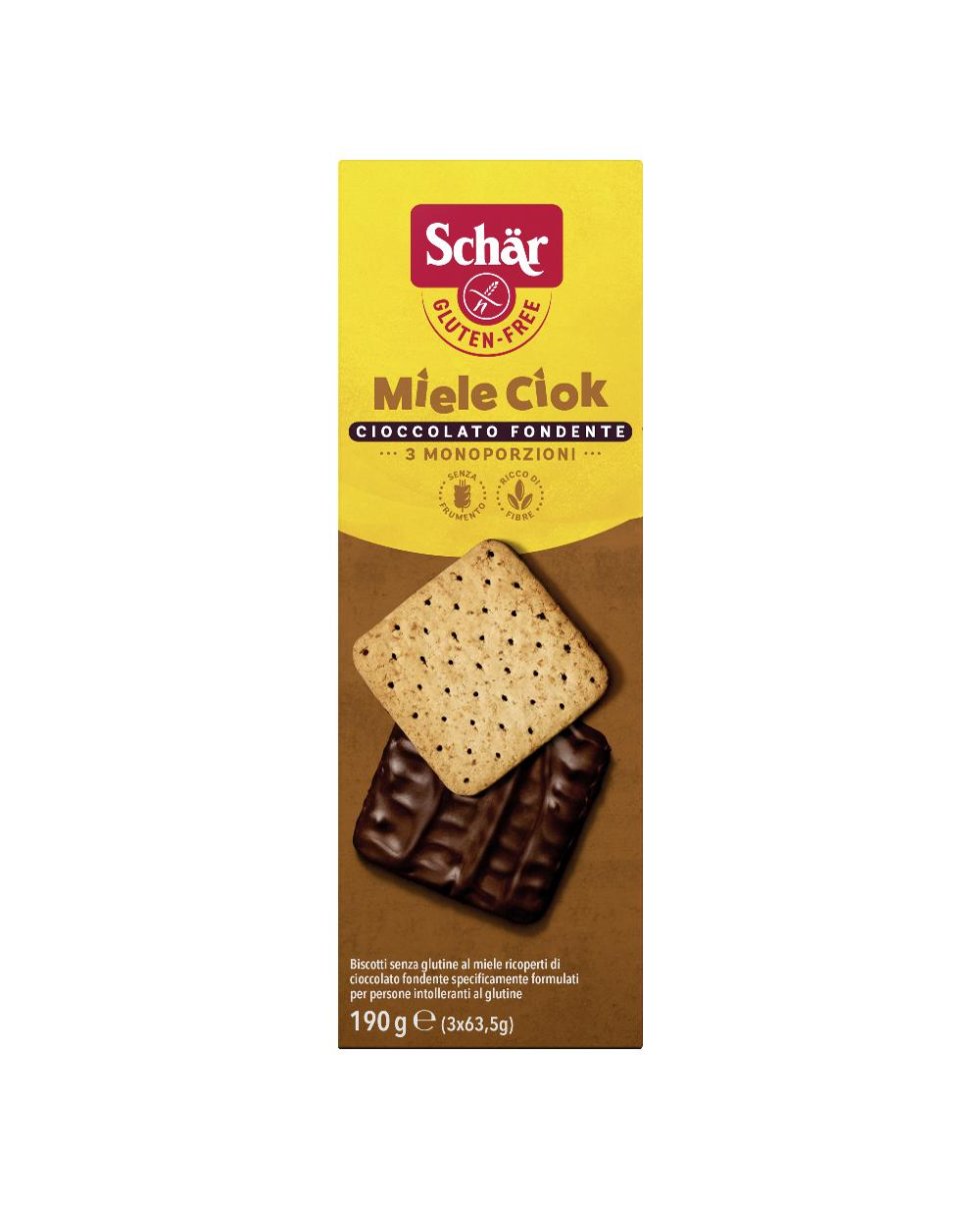 SCHAR-BISCOTTI MIELE CIOK 190G<