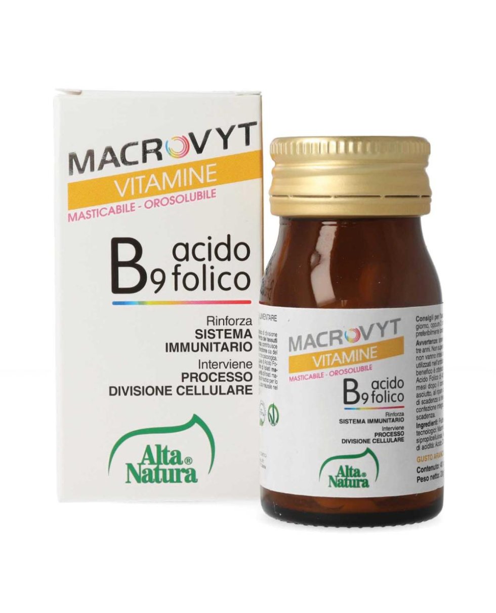 MACROVYT ACIDO FOLICO 40CPR