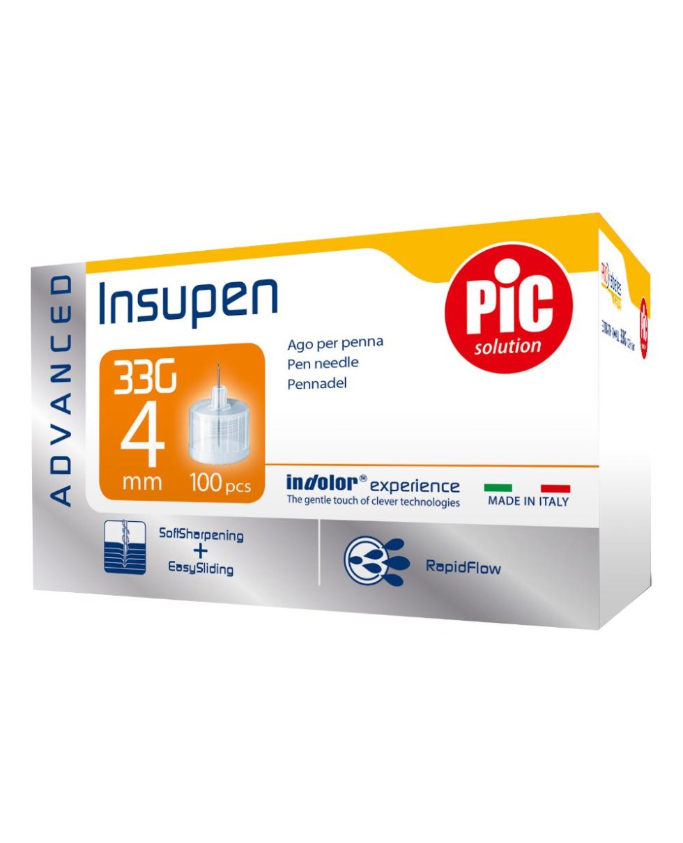 AGO INSUPEN 22630 33G 4MM 100PZ