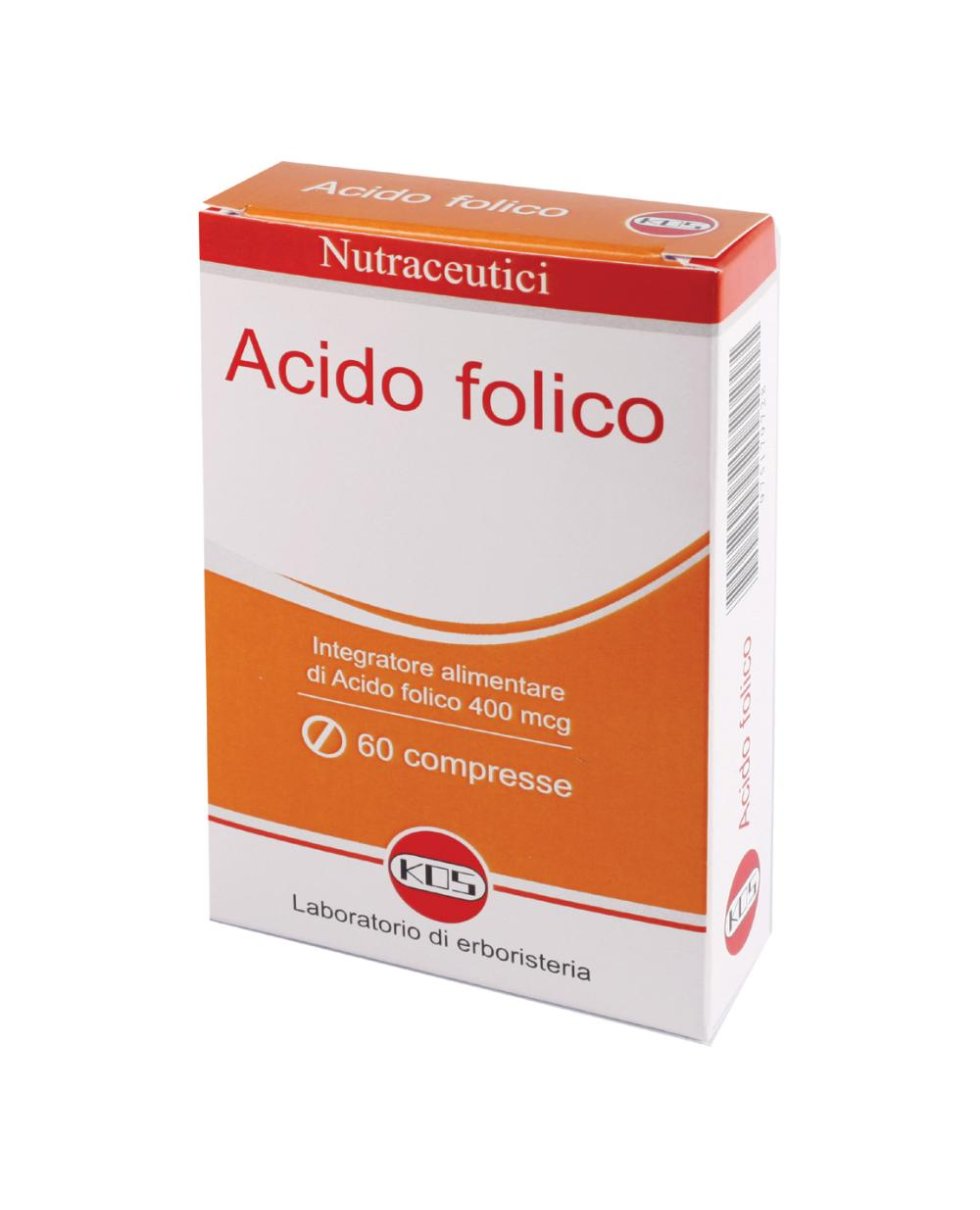 Kos Nutraceutici Acido Folico 400Mcg 60 Compresse