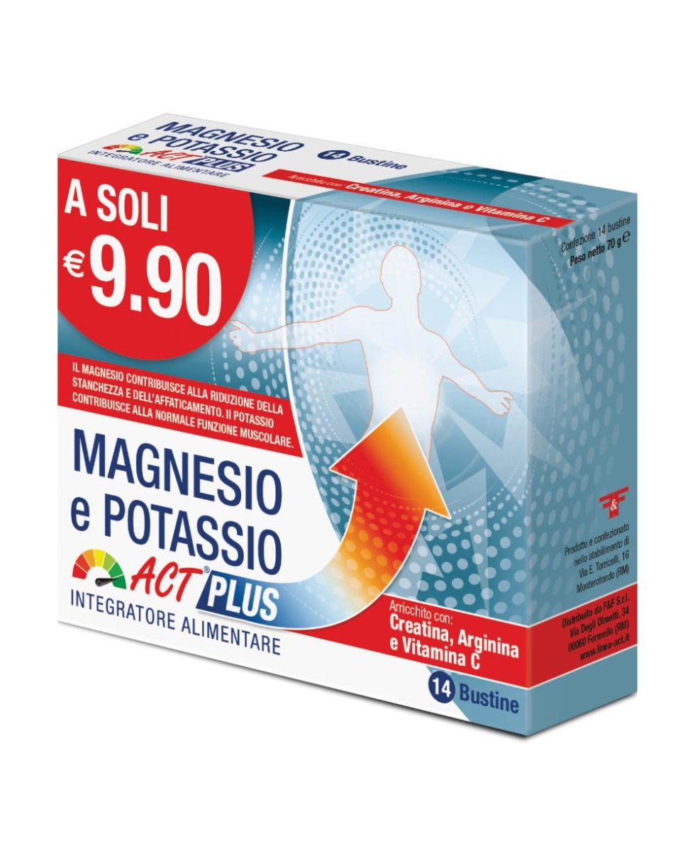 MAGNESIO POTASSIO ACT PLUS 14BS