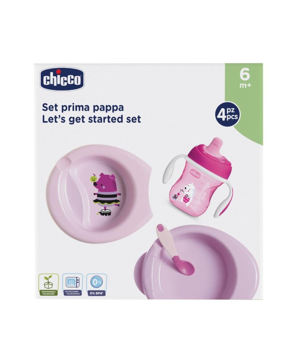 CH SET PAPPA 6M+ ROSA C/CUCCH